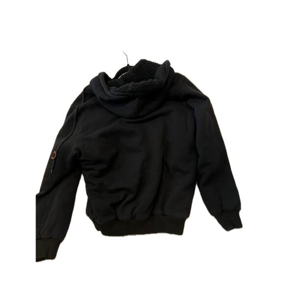 Buffalo David Bitton Insulated Hoodie Black Womans 2XL - Picture 2 of 3